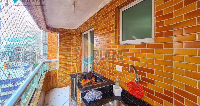 Apartamento com 1 dormitório à venda, 49 m² por R$ 349.000,00 - Canto do Forte - Praia Grande/SP