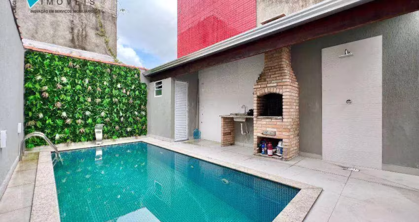 Casa à venda, 90 m² por r$ 680.000,00 - mirim - praia grande/sp