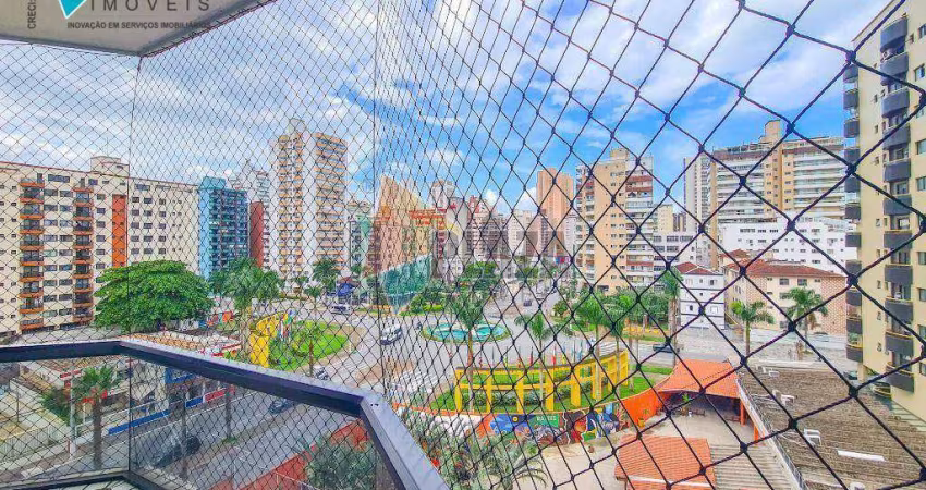 Apartamento com 2 dormitórios à venda, 78 m² por R$ 419.000,00 - Vila Guilhermina - Praia Grande/SP