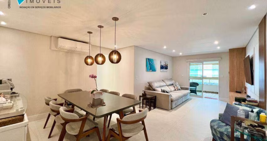 Apartamento com 3 dormitórios à venda, 121 m² por R$ 1.100.000,00 - Caiçara - Praia Grande/SP
