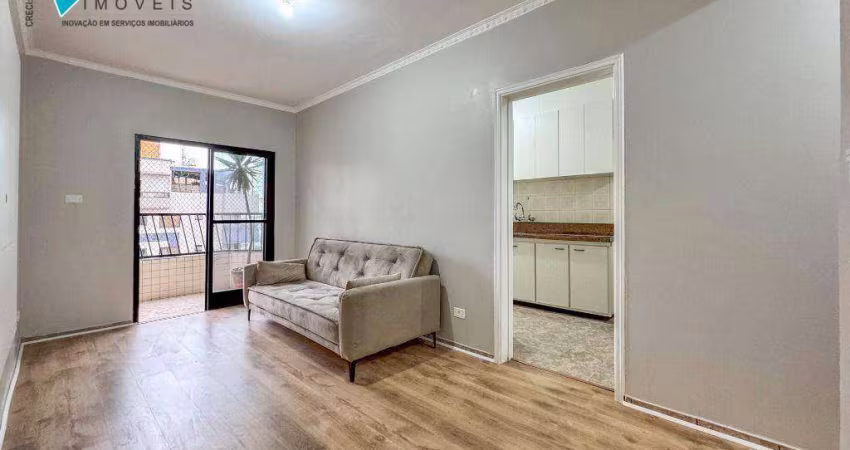 Apartamento com 1 dormitório à venda, 60 m² por R$ 315.000,00 - Tupi - Praia Grande/SP