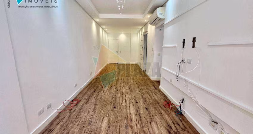Apartamento com 2 quartos no Canto do Forte, disponível para alugar, em Praia Grande/SP.