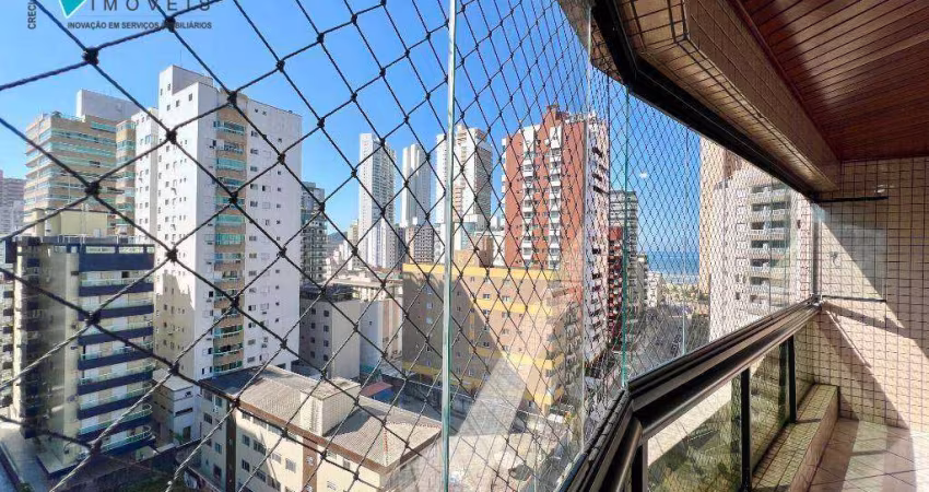 Apartamento com 3 dormitórios à venda, 137 m² por R$ 800.000,00 - Vila Guilhermina - Praia Grande/SP