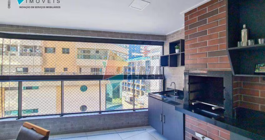 Apartamento 2 dormitórios com 2 suítes à venda, 83 m² por R$ 1.080.000 - Canto do Forte - Praia Grande/SP