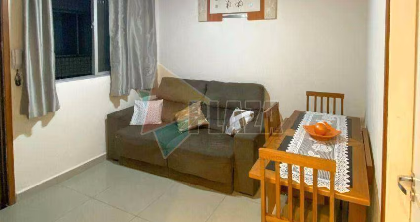 Apartamento com 1 dormitório à venda, 55 m² por R$ 278.000,00 - Boqueirão - Praia Grande/SP