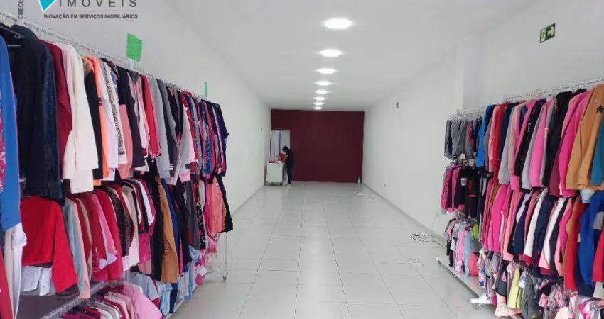 Loja para locação no Boqueirão, Praia Grande-SP,  92,00m² R$ 8.500,00 p/mês