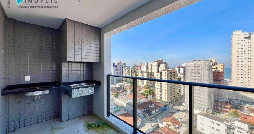Apartamento com 2 dormitórios à venda, 86 m² por R$ 595.000,00 - Aviação - Praia Grande/SP