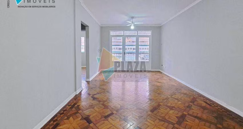 Apartamento com 2 dormitórios para alugar, 89 m² por R$ 2.900,02/mês - Boqueirão - Praia Grande/SP