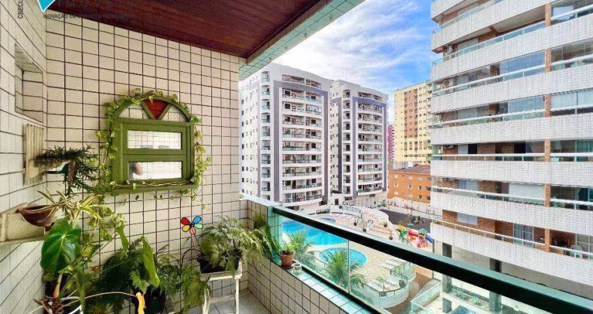 Apartamento com 2 dormitórios à venda, 82 m² por R$ 580.000,00 - Canto do Forte - Praia Grande/SP