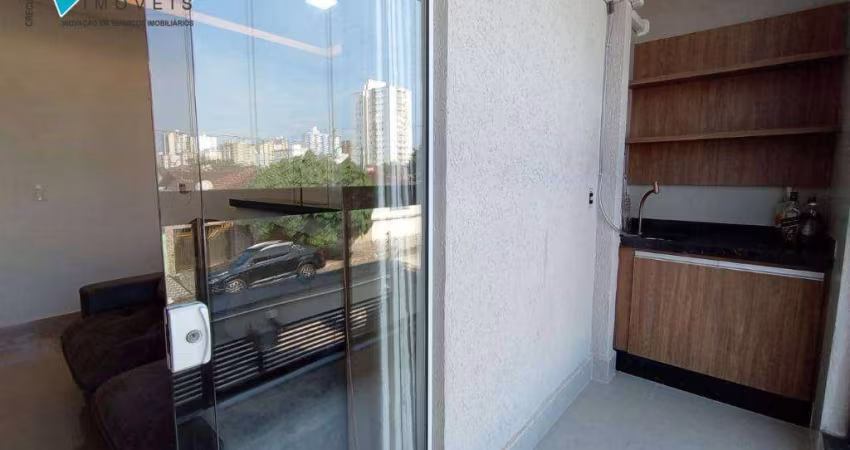 Casa com 2 dormitórios para alugar, 62 m² por R$ 2.500,00/mês - Tupi - Praia Grande/SP