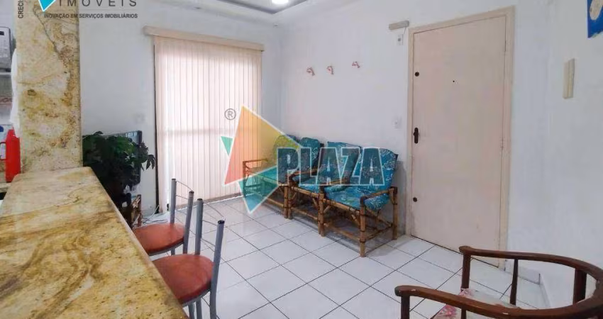 Apartamento de 1 dormitório perto da praia à venda, 50 m² por R$ 245.000 - Tupi - Praia Grande/SP