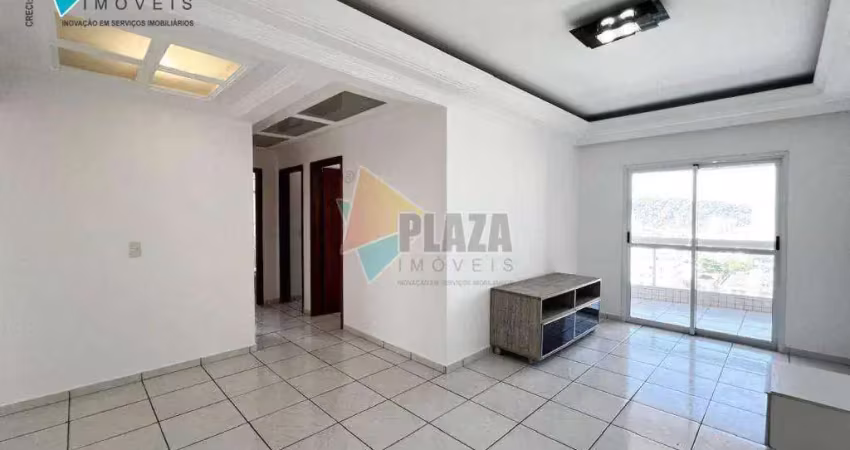 Apartamento com 3 dormitórios para alugar, 78 m² por R$ 3.800,00/mês - Canto do Forte - Praia Grande/SP