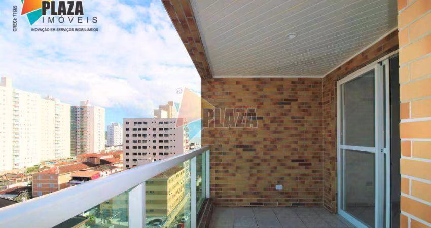 Apartamento com 3 dormitórios para alugar, 107 m² por R$ 4.800,02/mês - Boqueirão - Praia Grande/SP