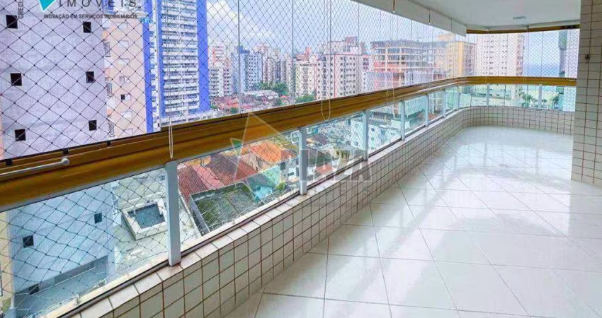 Apartamento 3 dormitórios com 2 suítes à venda, 132 m² por R$ 929.000 - Aviação - Praia Grande/SP
