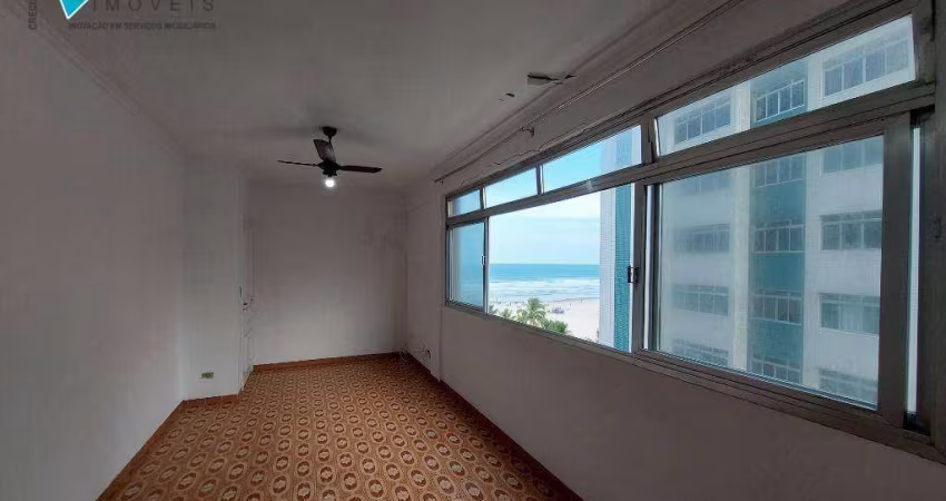 Apartamento para locação na Aviação, Praia Grande-SP com Vista mar R$ 3.500,00 p/mês