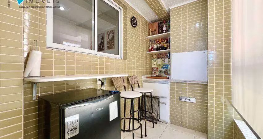 Apartamento com 2 dormitórios à venda, 82 m² por r$ 780.000,00 - canto do forte - praia grande/sp