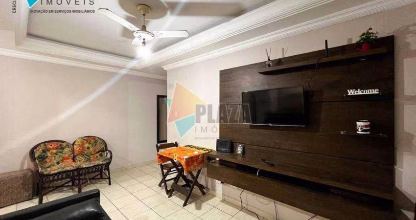 Apartamento com 1 dormitório para alugar, 53 m² por R$ 2.150,00/mês - Aviação - Praia Grande/SP