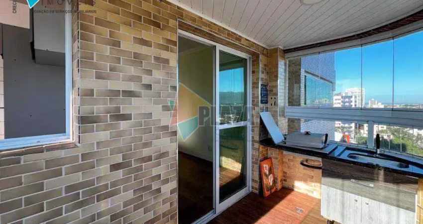 Apartamento com 1 dormitório para alugar, 52 m² por R$ 2.400,01/mês - Vilamar - Praia Grande/SP