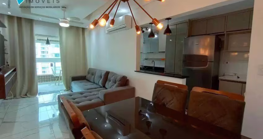 Apartamento com 2 dormitórios para alugar, 75 m² por R$ 5.300,00/mês - Boqueirão - Praia Grande/SP