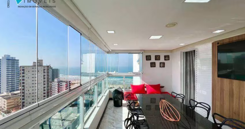 Apartamento com 3 dormitórios à venda, 108 m² por r$ 900.000,00 - vilamar - praia grande/sp