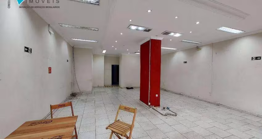 Loja comercial com 90m² para locação no boqueirão, praia grande-sp