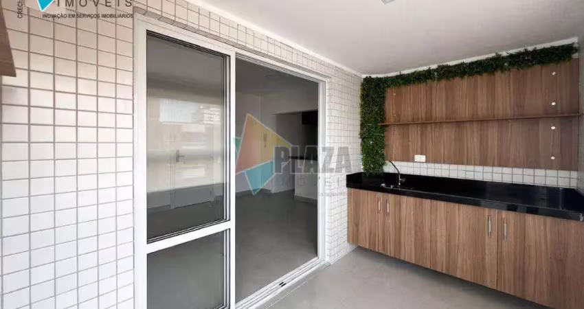 Apartamento com 2 dormitórios para alugar, 84 m² por r$ 4.500,00/mês - canto do forte - praia grande/sp