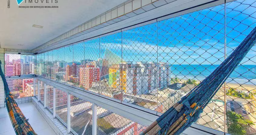 Apartamento 2 dormitórios com 2 suítes à venda, 110 m² por r$ 640.000 - tupi - praia grande/sp