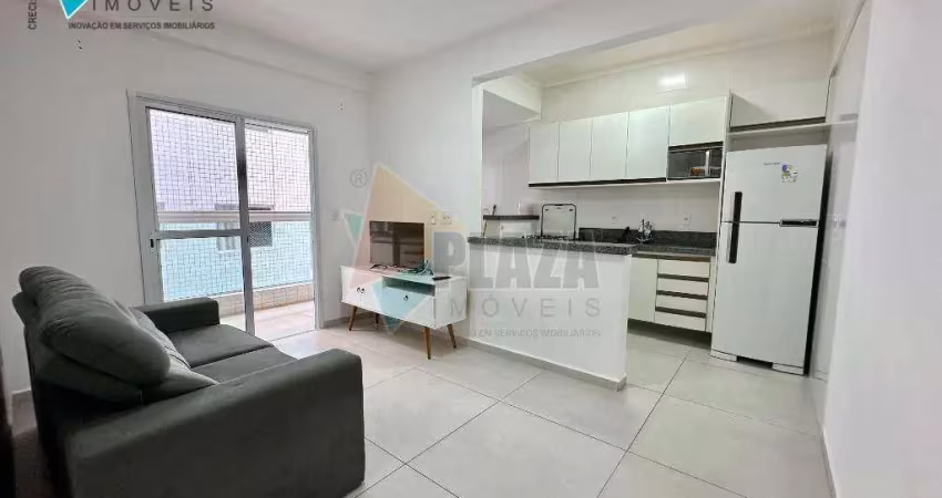 Apartamento com 1 dormitório para alugar, 44 m² por r$ 2.700,02/mês - canto do forte - praia grande/sp