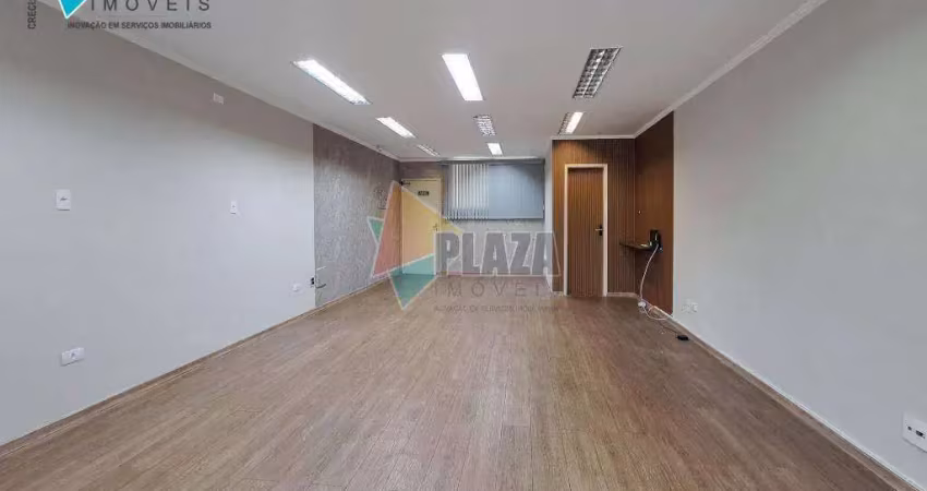 Sala para alugar, 55 m² por r$ 2.800,02/mês - boqueirão - praia grande/sp