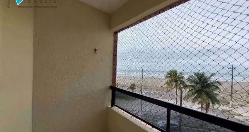 Apartamento frente 3 dormitórios para locação na aviação, praia grande-sp r$ 3.200,00 p/ mês
