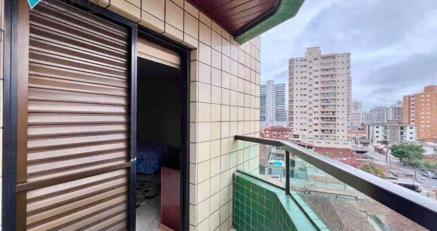 Apartamento 1 dormitório à venda, 73 m² por r$ 350.000 - tupi - praia grande/sp