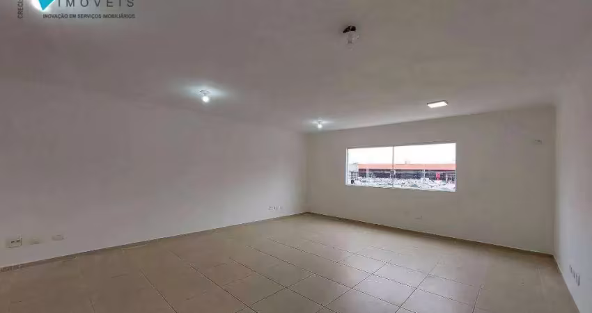 Sala para locação na guilhermina praia grande-sp r$ 1.750,00 p/mês