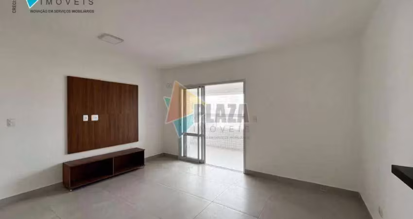 Apartamento com 2 dormitórios para alugar, 88 m² por r$ 4.500,00/mês - canto do forte - praia grande/sp