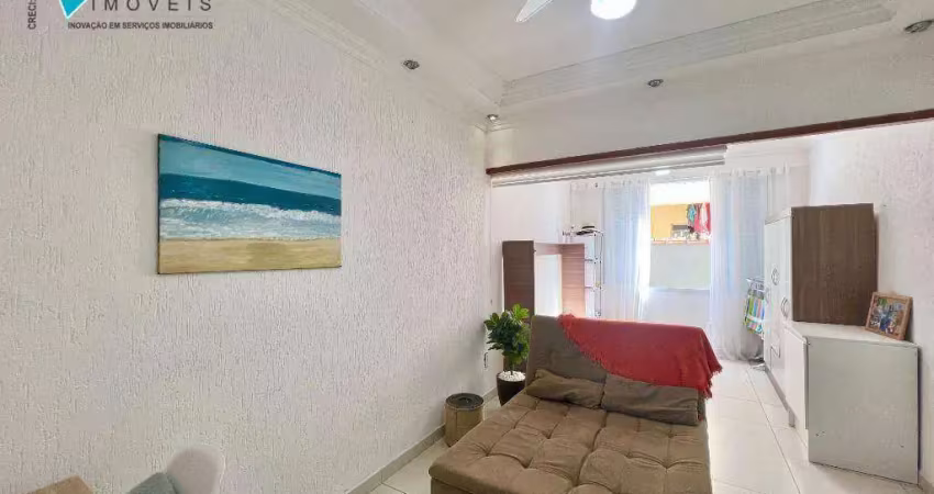 Kitnet com 1 dormitório à venda, 29 m² por r$ 210.000,00 - aviação - praia grande/sp