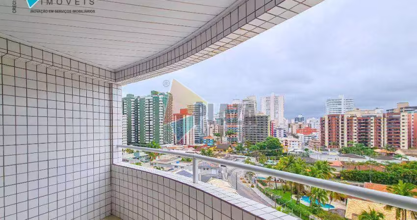 Apartamento 2 dormitórios com 1 suíte para alugar, 90 m² por r$ 3.800/mês - canto do forte - praia grande/sp