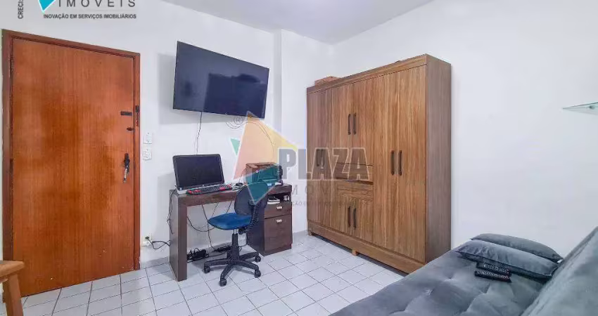 Kitnet com 1 dormitório à venda, 34 m² por r$ 280.000,00 - canto do forte - praia grande/sp