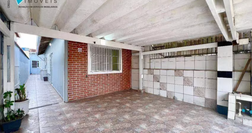 Casa com 2 dormitórios à venda, 70 m² por r$ 385.000,00 - vila assunção - praia grande/sp