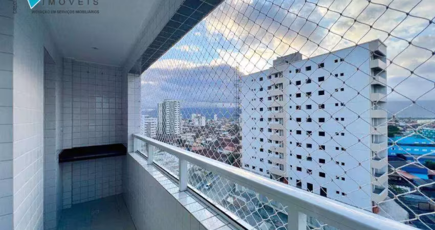 Apartamento com 2 dormitórios para alugar, 57 m² por r$ 2.500,00/mês - mirim - praia grande/sp
