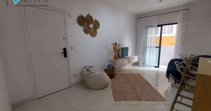 Apartamento com 2 dormitórios à venda, 54 m² por r$ 389.000,00 - tupi - praia grande/sp