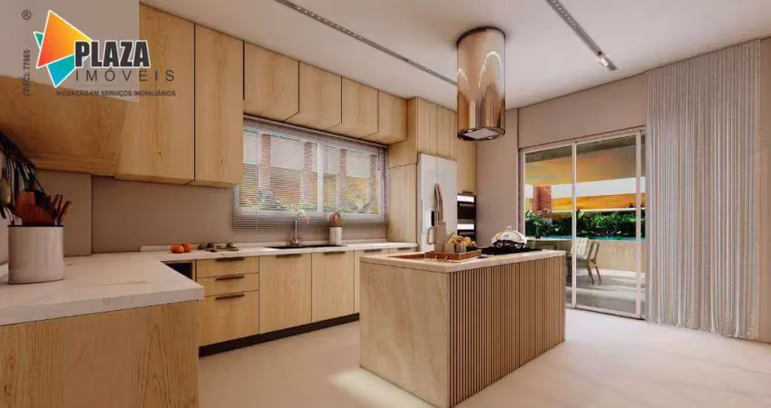 Cobertura com 3 dormitórios à venda, 323 m² por r$ 4.000.000,00 - canto do forte - praia grande/sp