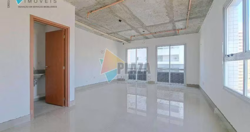 Sala para alugar, 39 m² por r$ 3.300,02/mês - boqueirão - praia grande/sp