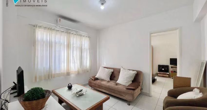 Apartamento com 1 dormitório à venda, 38 m² por r$ 315.000,00 - boqueirão - praia grande/sp