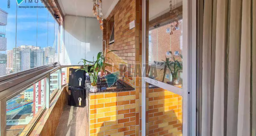Apartamento com 1 dormitório à venda, 45 m² por r$ 400.000,00 - canto do forte - praia grande/sp