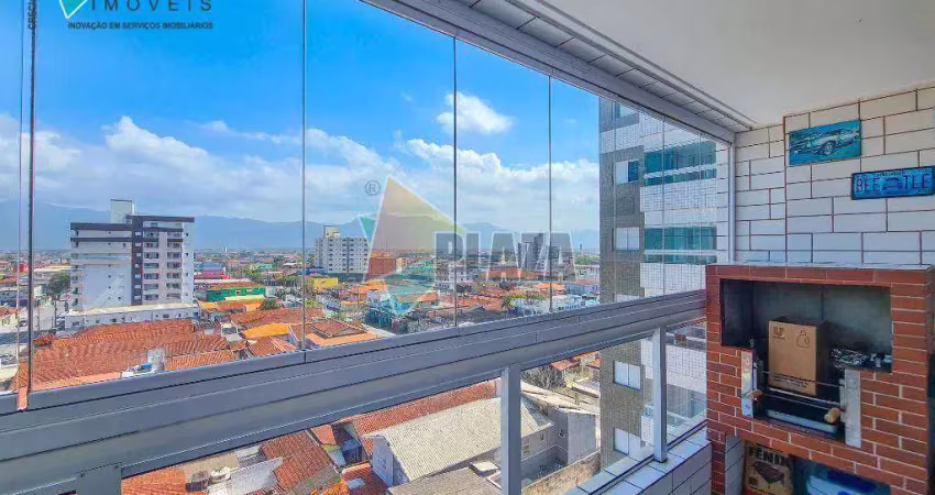 Apartamento com 1 dormitório à venda, 45 m² por r$ 345.000,00 - mirim - praia grande/sp