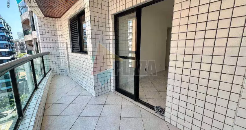 Apartamento com 2 dormitórios para alugar, 92 m² por r$ 3.700,00/mês - canto do forte - praia grande/sp