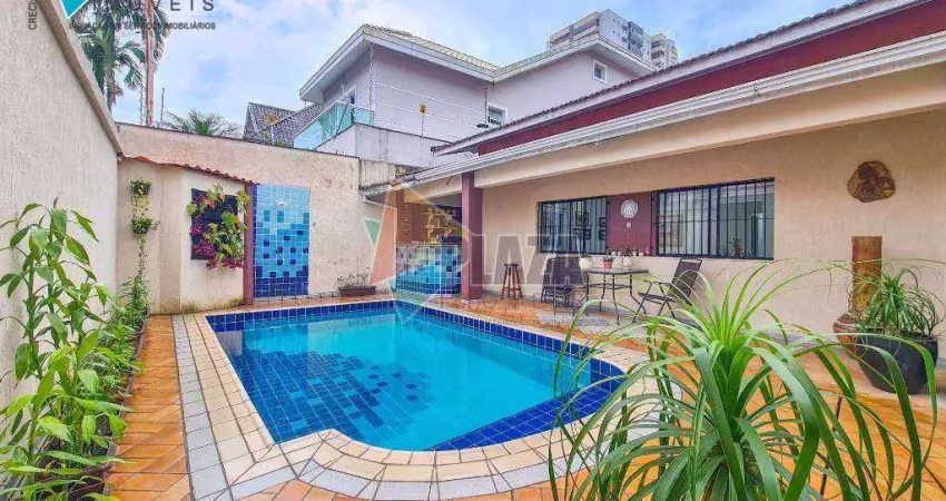 Casa com 4 dormitórios à venda, 184 m² por r$ 1.800.000,00 - canto do forte - praia grande/sp