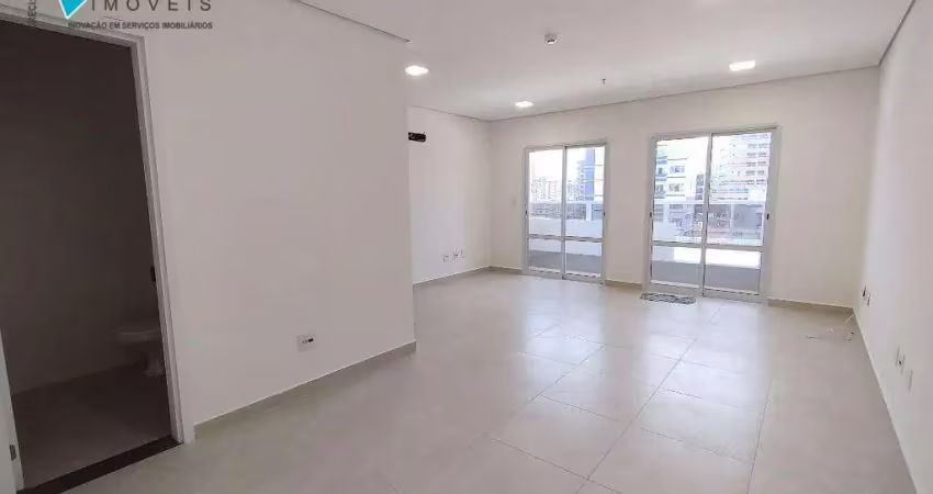 Sala para alugar, 38 m² por r$ 3.300,00/mês - boqueirão - praia grande/sp