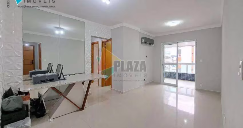 Apartamento com 2 dormitórios para alugar, 80 m² por r$ 4.600,00/mês - canto do forte - praia grande/sp