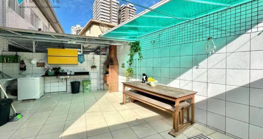 Casa com 3 dormitórios à venda, 126 m² por r$ 800.000,00 - canto do forte - praia grande/sp