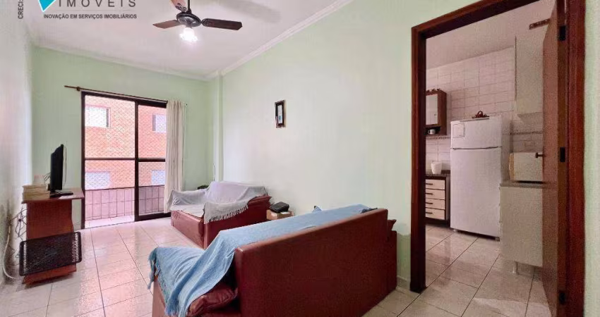 Apartamento com 1 dormitório à venda, 58 m² por R$ 265.000,00 - Aviação - Praia Grande/SP